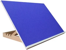 Adjustable Wooden Puzzle Board Easel, Non-Slip Felt Top Portable Tilting Jigsaw