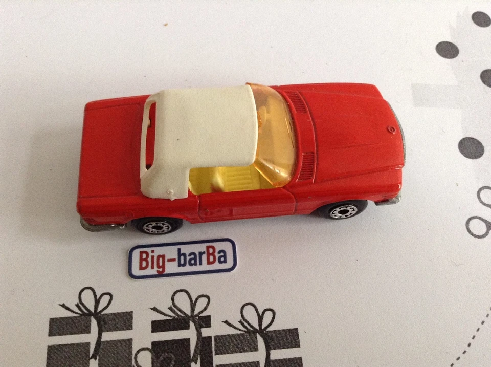 🔥Lot vintage🚗 MATCHBOX SUPERFAST MERCEDES 350 SL 1973 1:64 🍂OCCASIONE 🍂☕🏅💰 - Immagine 2 di 4