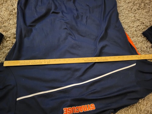 SYRACUSE ORANGE Basketball NIKE Game Used Jersey #21 Warm Up JACKET 3XL Authenti - Foto 8 di 9