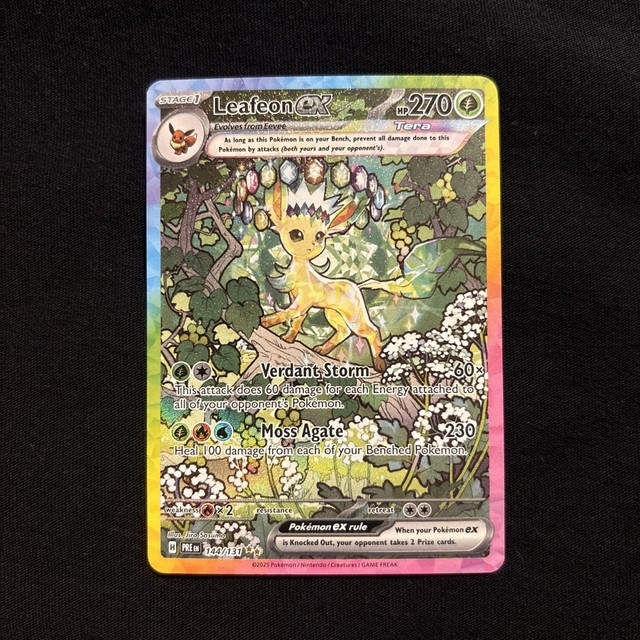 Leafeon EX 144/131 Sv: Prismatic Evolutions Holo