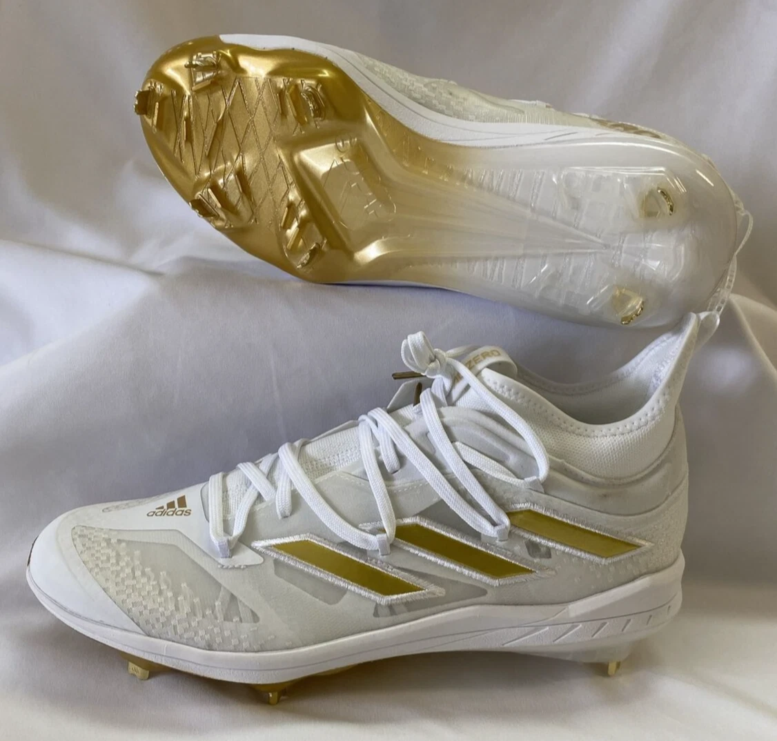 Gold molded baseball cleats cheap