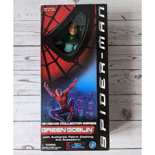 Green Goblin Figure 12 Toy Biz Collector Series Authentic Clothing Vintage 2001 - Picture 10 of 10