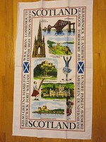 Highlights Of Scotland Tea Towel From Elgate Uk 100% Cotton Highlights Of Scotland Tea Towel From Elgate Uk 100% Cotton
