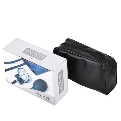 Kit stetoscopio sfigmomanometro aneroide manuale pressione sanguigna manometro BP - Foto 9 di 10