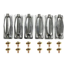 6Pcs Double End Drum Lugs Connectors for Bass Snare Drum Parts Replacement