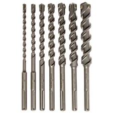7 Piece CARBIDE TIPPED BIT, Masonry Drill Bit set, SDS Max!!