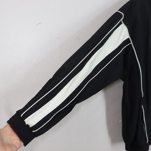 Vtg Dangle Athletic Jacket AZ Coyote Amateur Hockey Assoc Black Monogram Lined - Picture 3 of 22