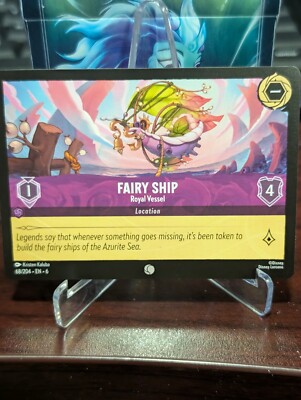 Disney Lorcana Azurite Sea Fairy Ship Royal Vessel 68/204 Non-Foil