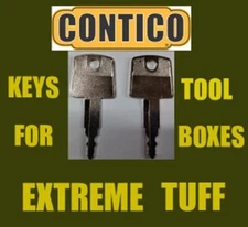CONTICO G008-G098 008-098 SET OF 2 KEYS EXTREME TUFF TOOLBOX FREE SHIPPING