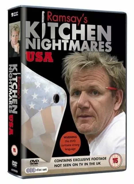Ramsay S Kitchen Nightmares Usa Dvd 2009 3 Disc Set For Sale