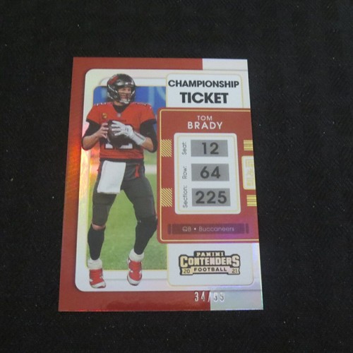 Tom Brady [Championship] #91 2021 Panini Contenders card