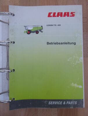 Claas Lexion 620 630 640 650 660 670 740 750 760 770 Owners Manual