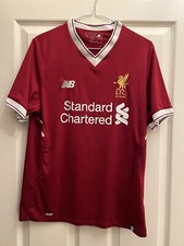 Liverpool 2017/18 125 Years Home New Balance Mens Small Football Shirt