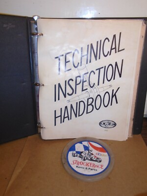 VINTAGE RACING GO KART IKF TECHNICAL HANDBOOK 1972 BOOK MANUAL CART PART