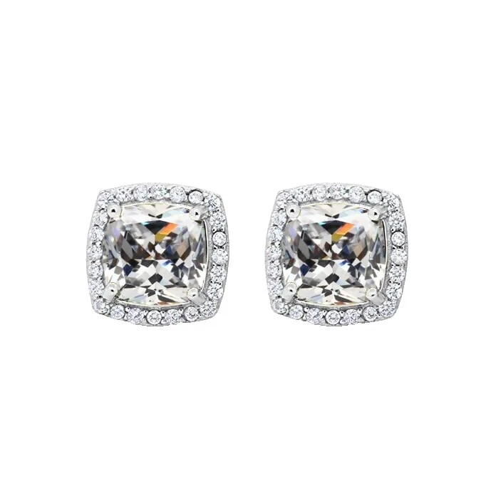 White Sapphire Fashion Earrings