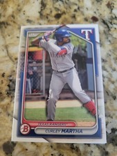 Curley Martha 2024 Bowman Draft Baseball Card Rangers 20 Count Lot