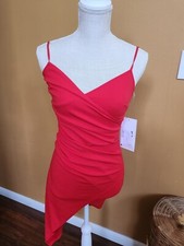 Emerald Sundae Xs Red Bodycon Dress New/tags