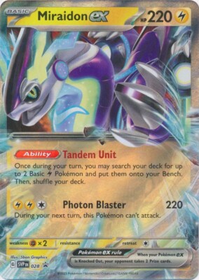 Miraidon ex - SVP028 Scarlet & Violet Promo Pokemon TCG | eBay
