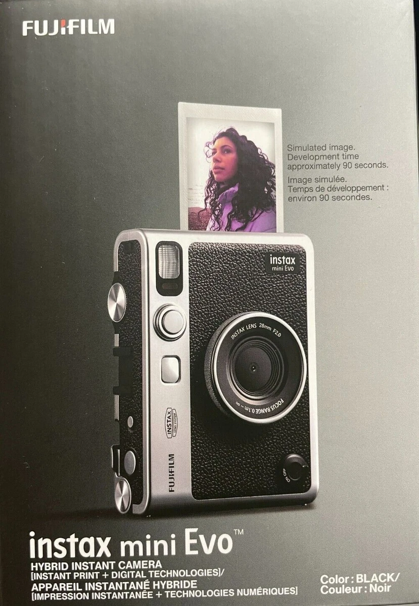 Fujifilm - 16745183 - instax mini Evo Instant Digital Camera - Black