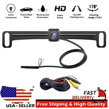 Backup Camera Rear Front View License Plate Night Vision for KENWOOD Radio