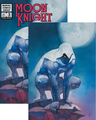 Moon Knight #3 Ultimate Comics Alex Maleev Virgin/Logo Variant Set 1st Hunters