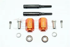 For Traxxas TRX-4 HARDEN STEEL EXTENDED LENGTH F/R STUB AXLE+17MM HEX -12PC SET
