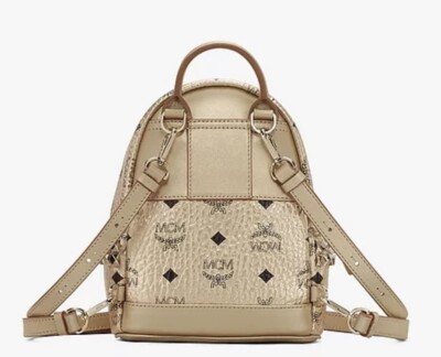New MCM Stark Bebe Boo Backpack in Visetos $825+tax | eBay