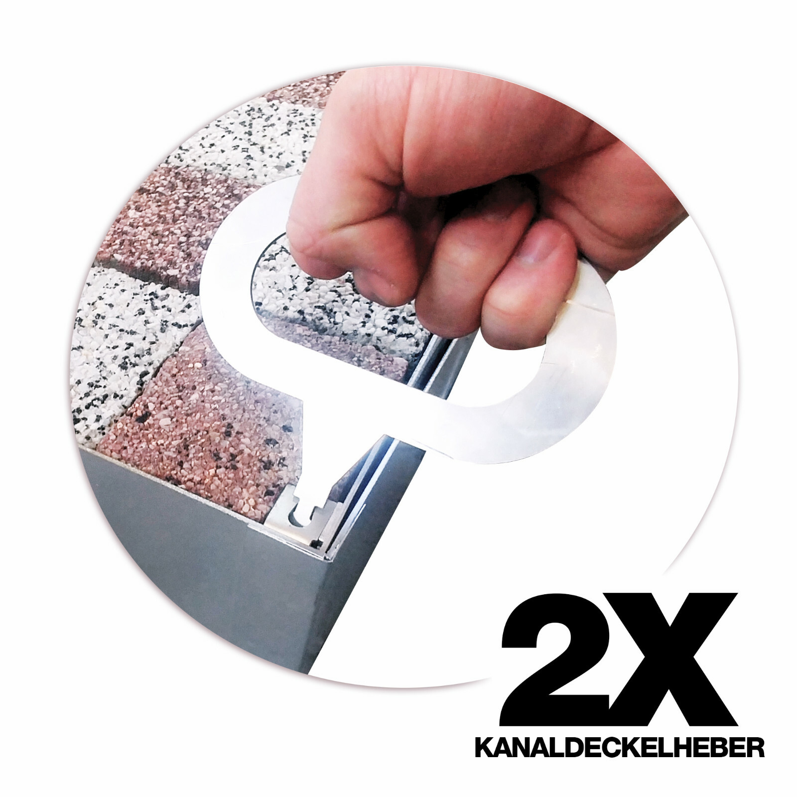Schachtabdeckung Edelstahl SAP-100/10E Schachtdeckel Auspflasterbar 1