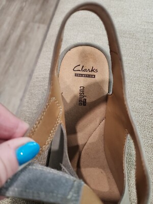 Clarks Soft Cushion Collection Womens 10 US M Tan Leather  display picture 1