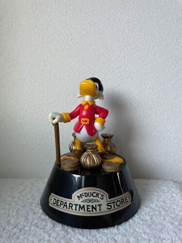 RARA statuina salvadanaio moneta Disney SCROOGE MCDUCK Tokyo Disney Sea - Foto 2 di 12