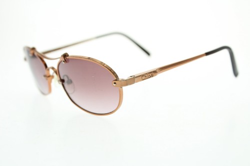 Occhiali da sole Chloe CL2102 C01 bronzo metallo aviatore made in France - Foto 2 di 10
