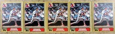 1987 Topps #300 Reggie Jackson California Angels 5ct Baseball Card Lot 2201A