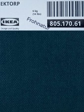 Ikea EKTORP Bezug für 2er Sofa Tallmyra blau 805.170.61 Wechselbezug NEU