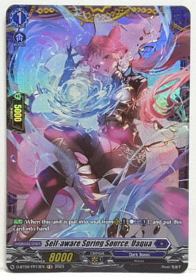 Cardfight Vanguard Self-aware Spring Source, Uaqua D-BT09/FR13EN FR Dark States