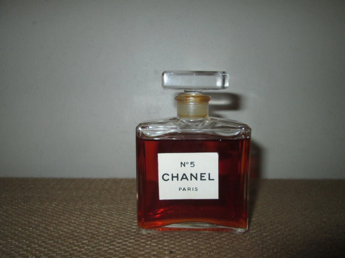 VINTAGE PERFUME BOTTLE CHANEL No 5 MADE IN FRANCE COLLECTIBLES GLASS  MINIATURE 