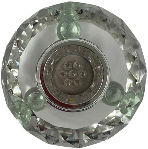HONGVILLE 4-7 LED Light Colorful Laser Crystals Rotating Display Base Stand with - Picture 27 of 30