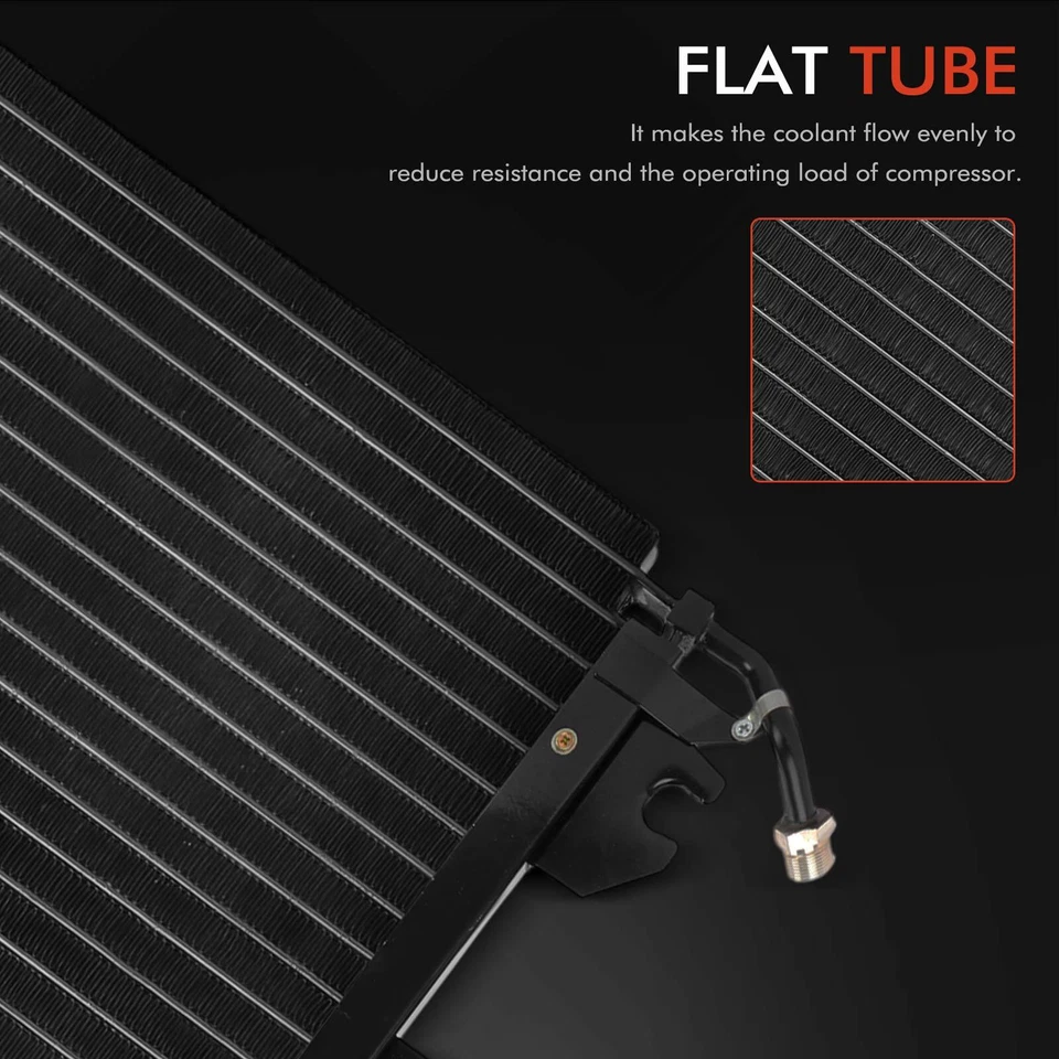 Condensador de aire acondicionado con soporte para Chevrolet G10 G20 G30 P30 GMC G1500 G2500 G3500 Foto 3 de 4