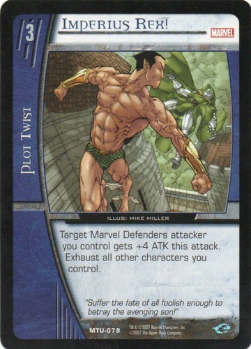 VS System CCG Marvel Team-Ups MTU Individual Trading Cards - Bild 50 von 142