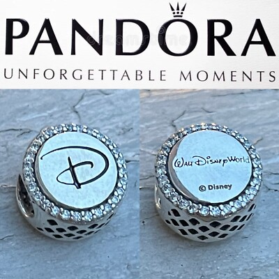 Disney Parks Pandora Walt Disney World Rare Exclusive Script D