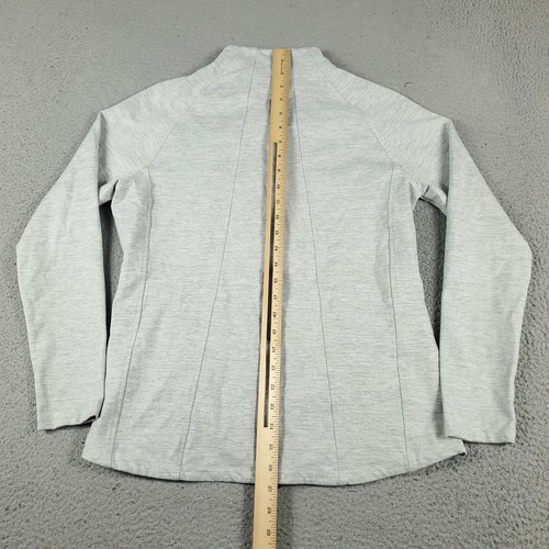 Puma Jacket Womens Size Large Gray Full Zip Up Track Sweater - Picture 6 of 10