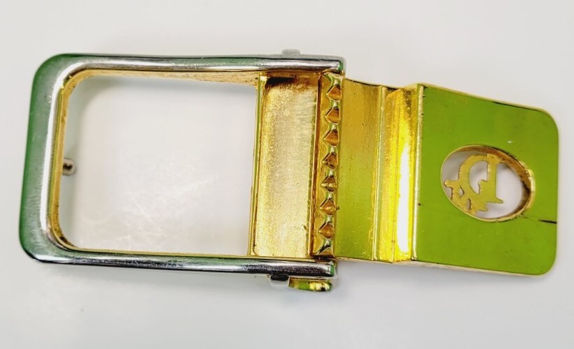 DIOR Vintage Gold Brass Belt Buckle Christian Dior Unisex | eBay display picture 1