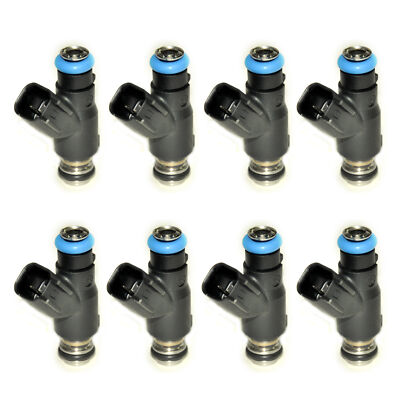 New OEM GM Delphi Fuel Injector Set Of 8 - Fits 2010-2013 Chevy Cadillac GMC Vehicles