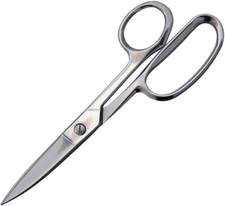 Scissors With Stainless Handles And 3" Stainless Steel Curved Blades MADE IN USA