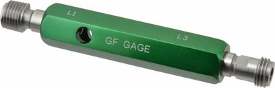 GF Gage 1/4-18 Double End Tapered Plug Pipe Thread Gage Handle Size 3, Handle...