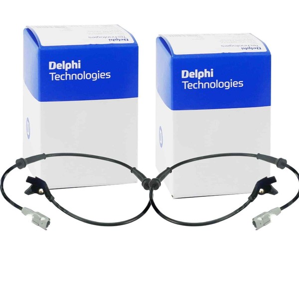 2X Delphi ABS-SENSOREN Vorne Passend FÜR CitroËN Berlingo C4 Peugeot Partner-image