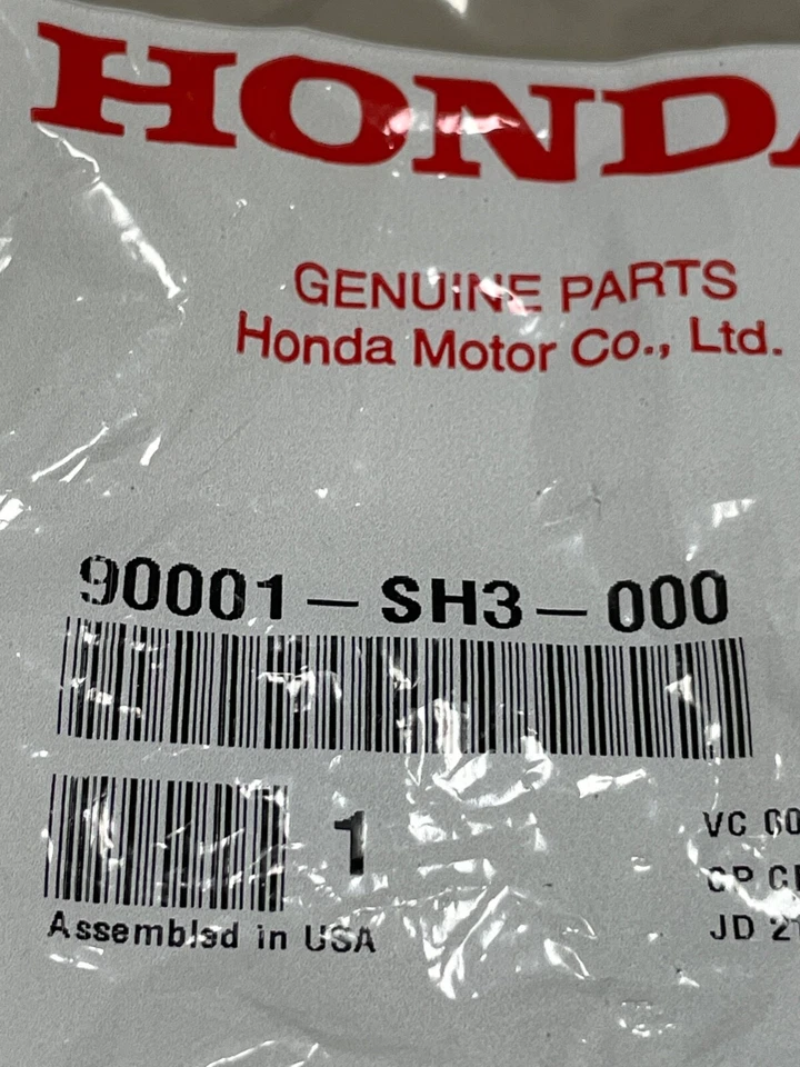 90001-SH3-000 Honda Civic Rear Brake Drum Bolt Flange 10x13 - Image 2 of 4