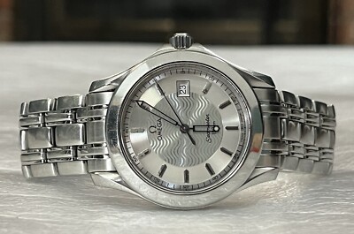 OMEGA Seamaster 腕時計 120m防水 Omega Men's 36mm Seamaster 120M Quartz DIVERS WATCH 196.1501