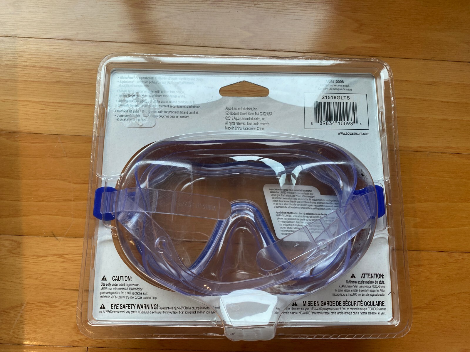 Aqua South Pacific Aqm19278a Assorted Youth Swim Mask for 7 Years 