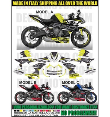 Daytona 660 Racing Aufkleber Set Kompatibel
