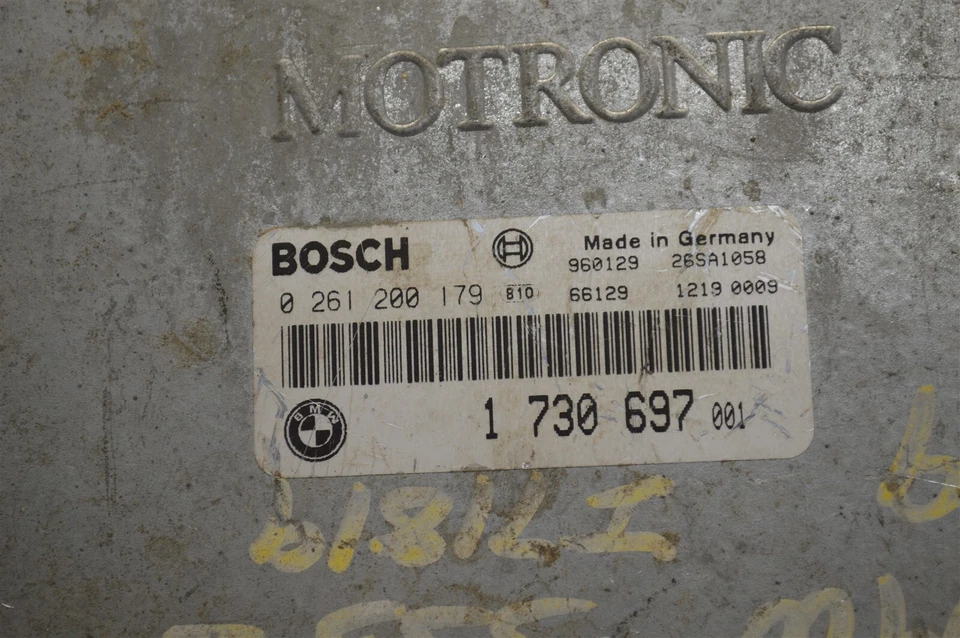 1989-93 BMW 535i Engine Control Unit ECU 1730697 Module 75-11A4 - Image 2 of 4